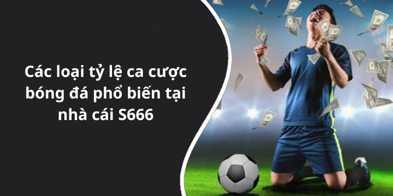 Các loại tỷ lệ ca cược bóng đá phổ biến tại nhà cái S666
